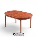 nils jonsson for troeds mid century swedish teak expanding dining table with 2 leaves