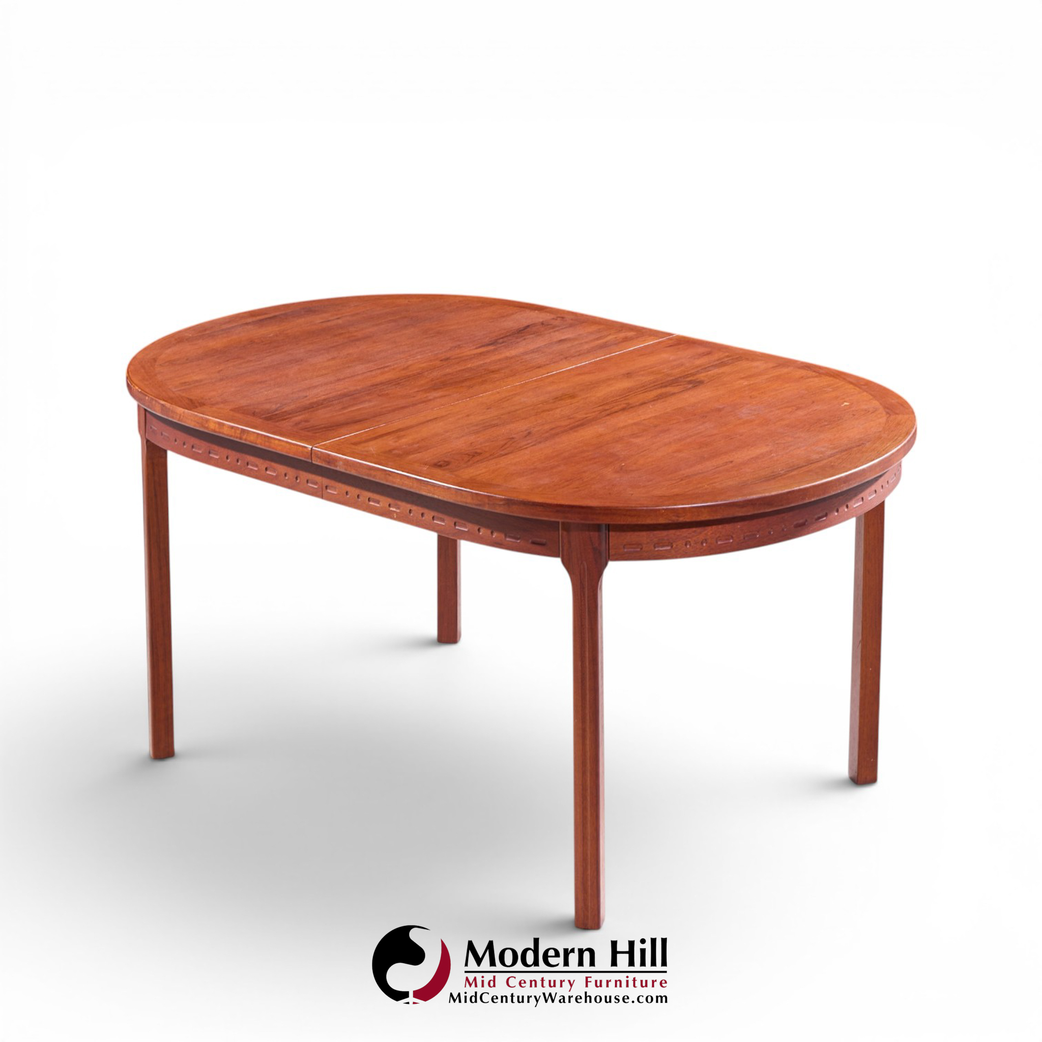 nils jonsson for troeds mid century swedish teak expanding dining table with 2 leaves