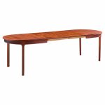 nils jonsson for troeds mid century swedish teak expanding dining table with 2 leaves