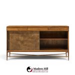 paul mccobb for calvin mid century mahogany and brass credenza