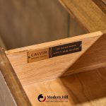 paul mccobb for calvin mid century mahogany and brass credenza