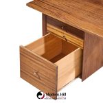 paul mccobb for calvin mid century mahogany and brass desk
