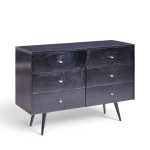 paul mccobb for planner group mid century ebonized 6 drawer dresser