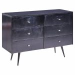 paul mccobb for planner group mid century ebonized 6 drawer dresser