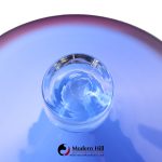 philip baldwin & monica guggisberg mid century blue art glass vase