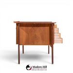 svend madsen mid century danish teak curved desk