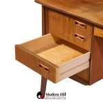 svend madsen mid century danish teak curved desk