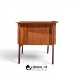 svend madsen mid century danish teak curved desk