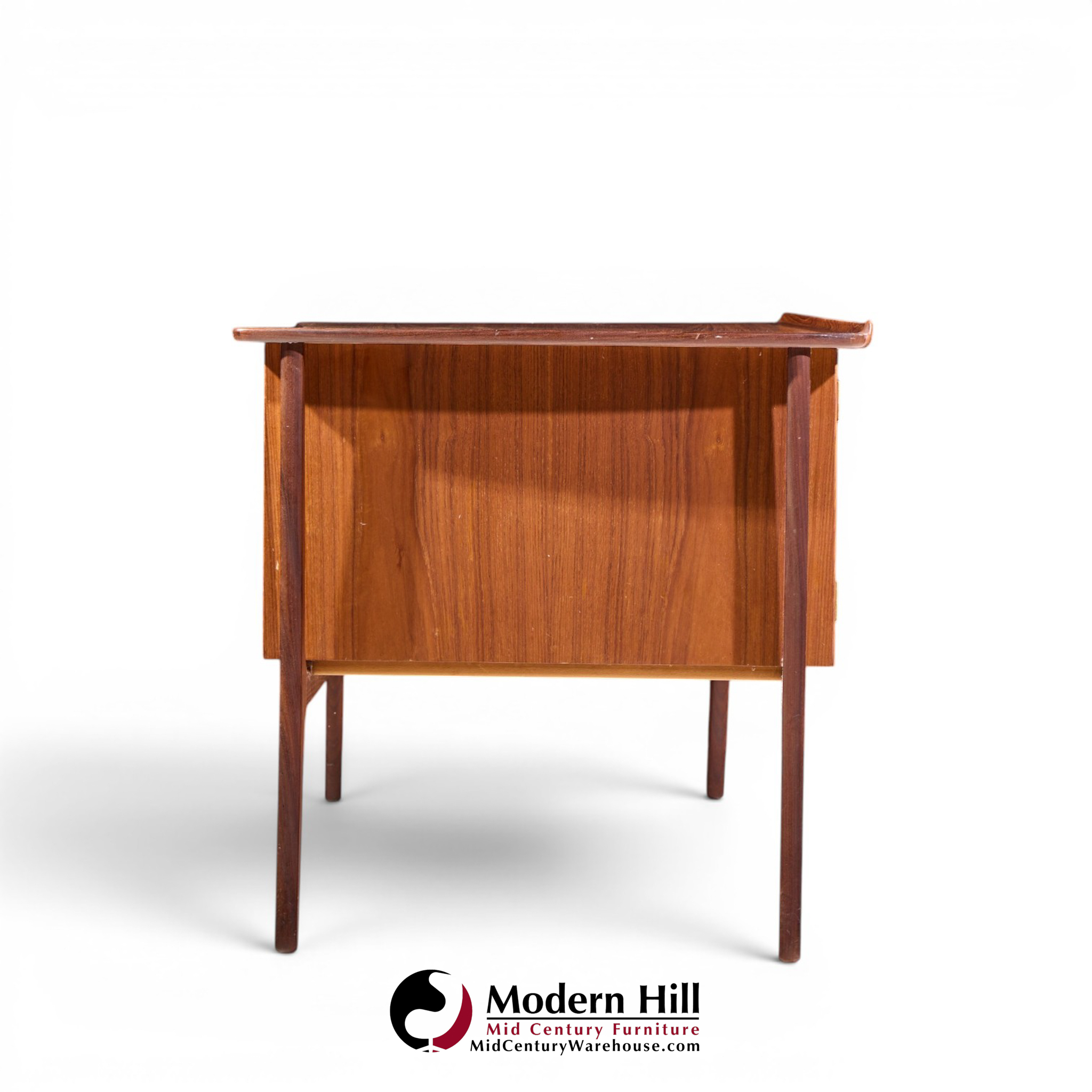 svend madsen mid century danish teak curved desk