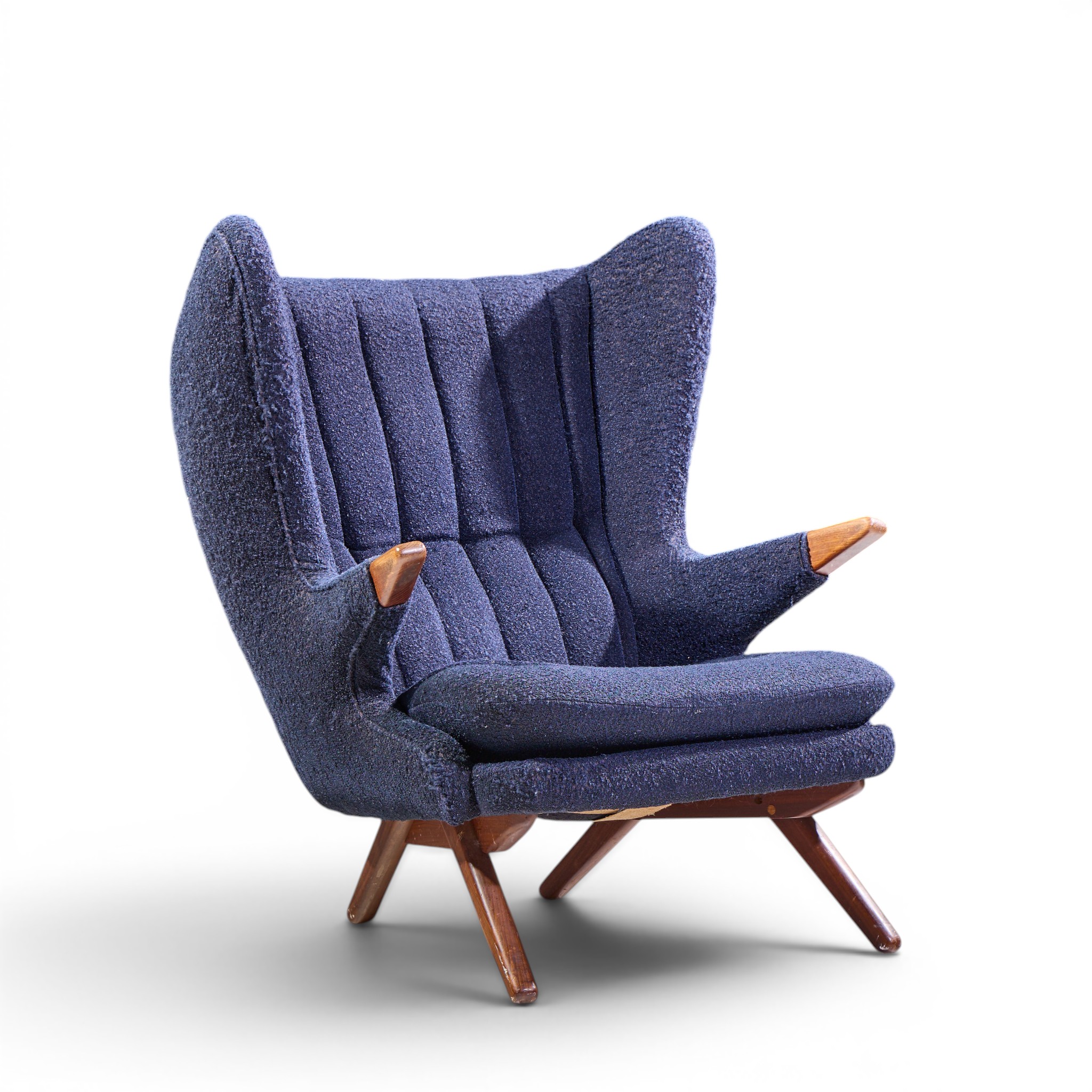 svend skipper for skipper møbler mid century danish model 91 lounge chair