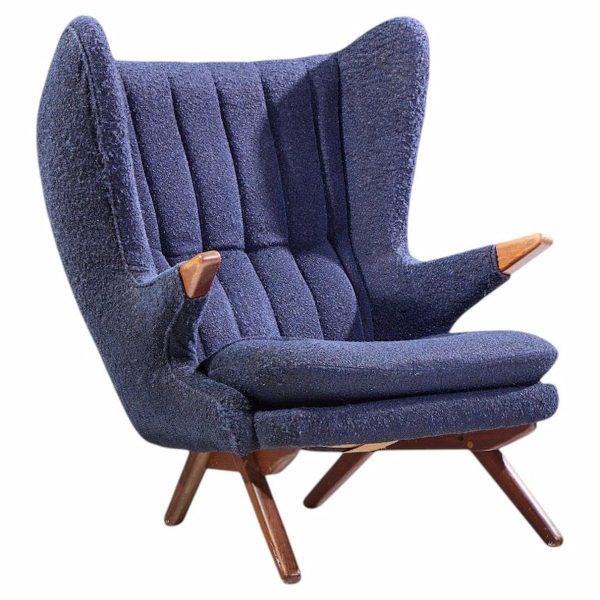 svend skipper for skipper møbler model 91 mid century danish lounge chair