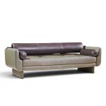 vladimir kagan for american leather group mid century matinee sofa