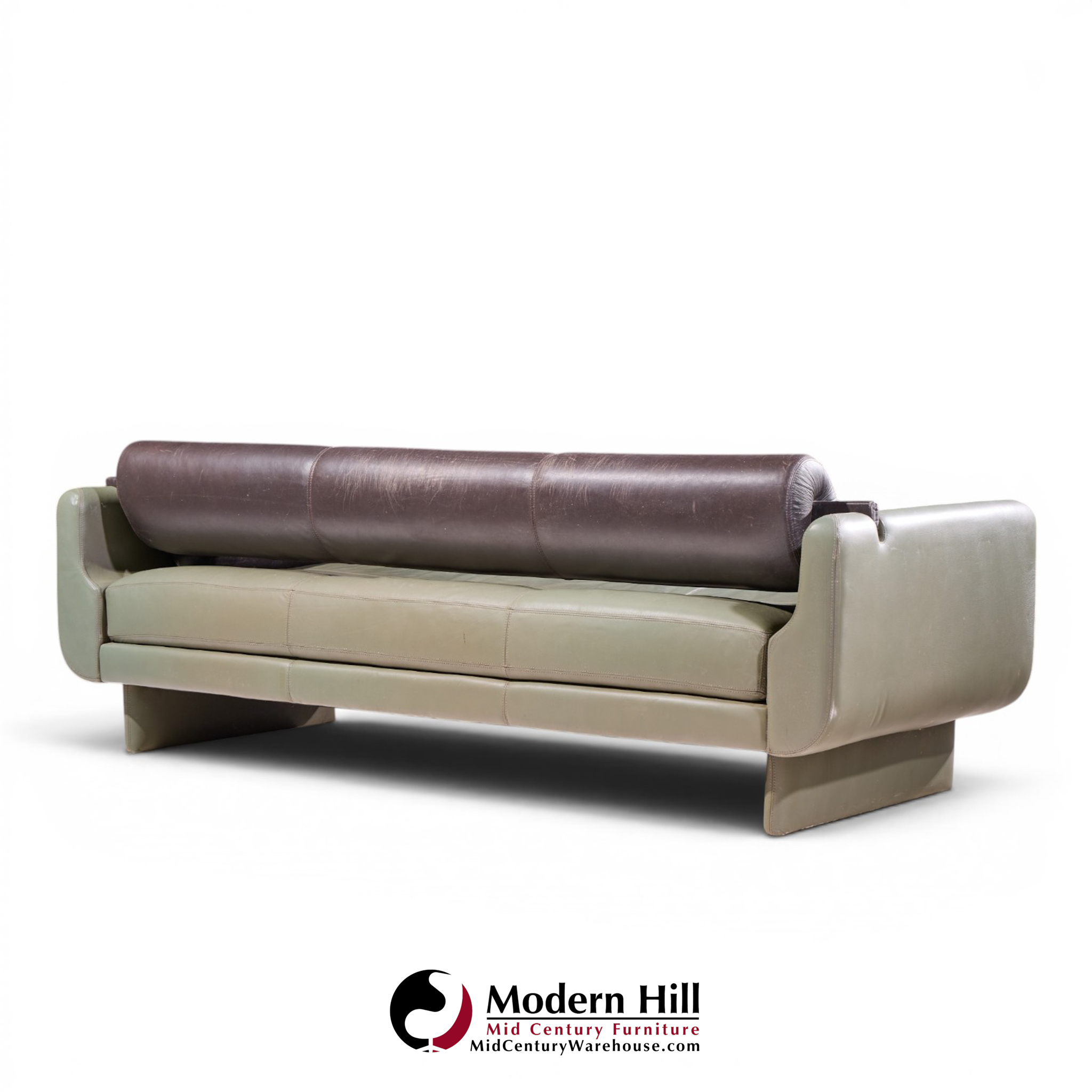 vladimir kagan for american leather group mid century matinee sofa