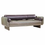vladimir kagan for american leather group mid century matinee sofa