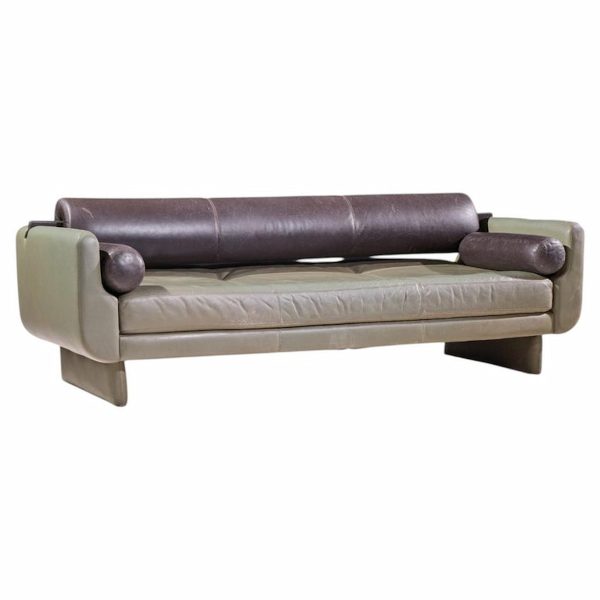vladimir kagan for american leather group mid century matinee sofa
