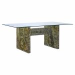 adrian pearsall for craft associates mid century brutalist glass top dining table