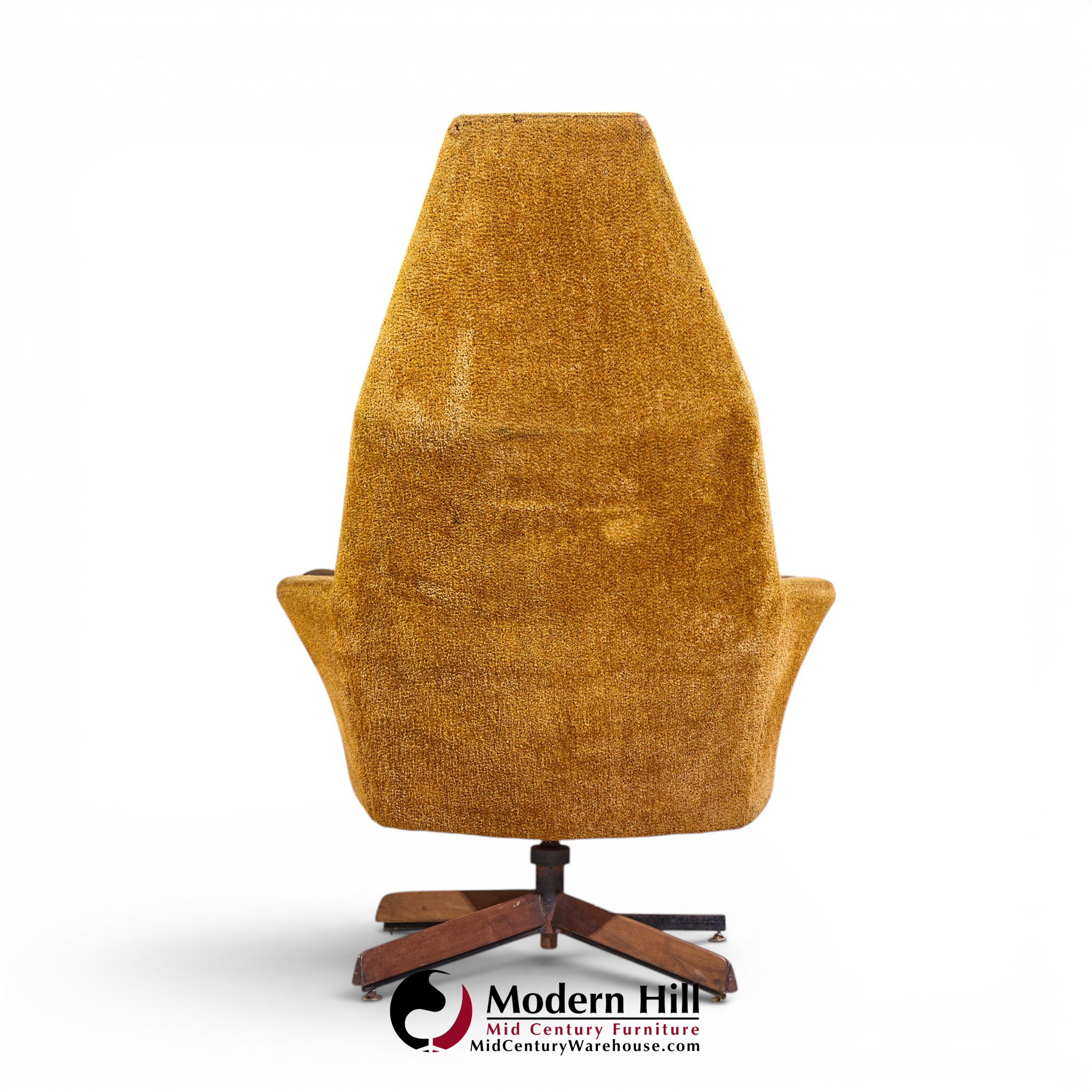 adrian pearsall mid century swivel chair