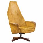 adrian pearsall mid century swivel chair