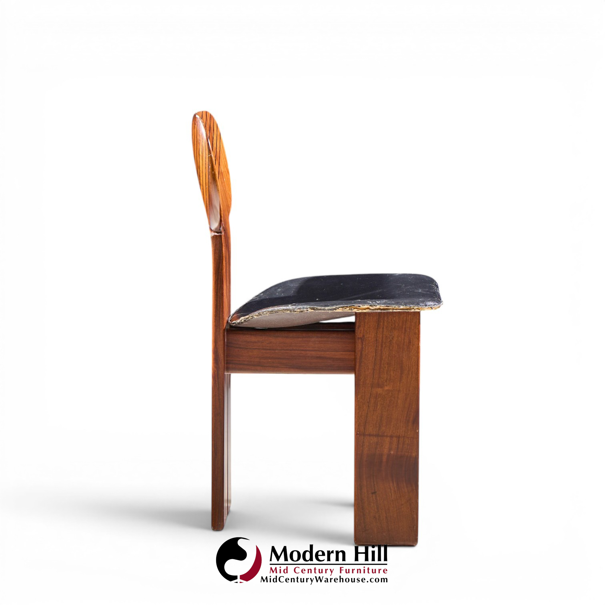 afra & tobia scarpa for maxalto africa mid century chairs - pair