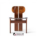 afra & tobia scarpa for maxalto africa mid century chairs - pair