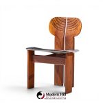 afra & tobia scarpa for maxalto africa mid century chairs - pair