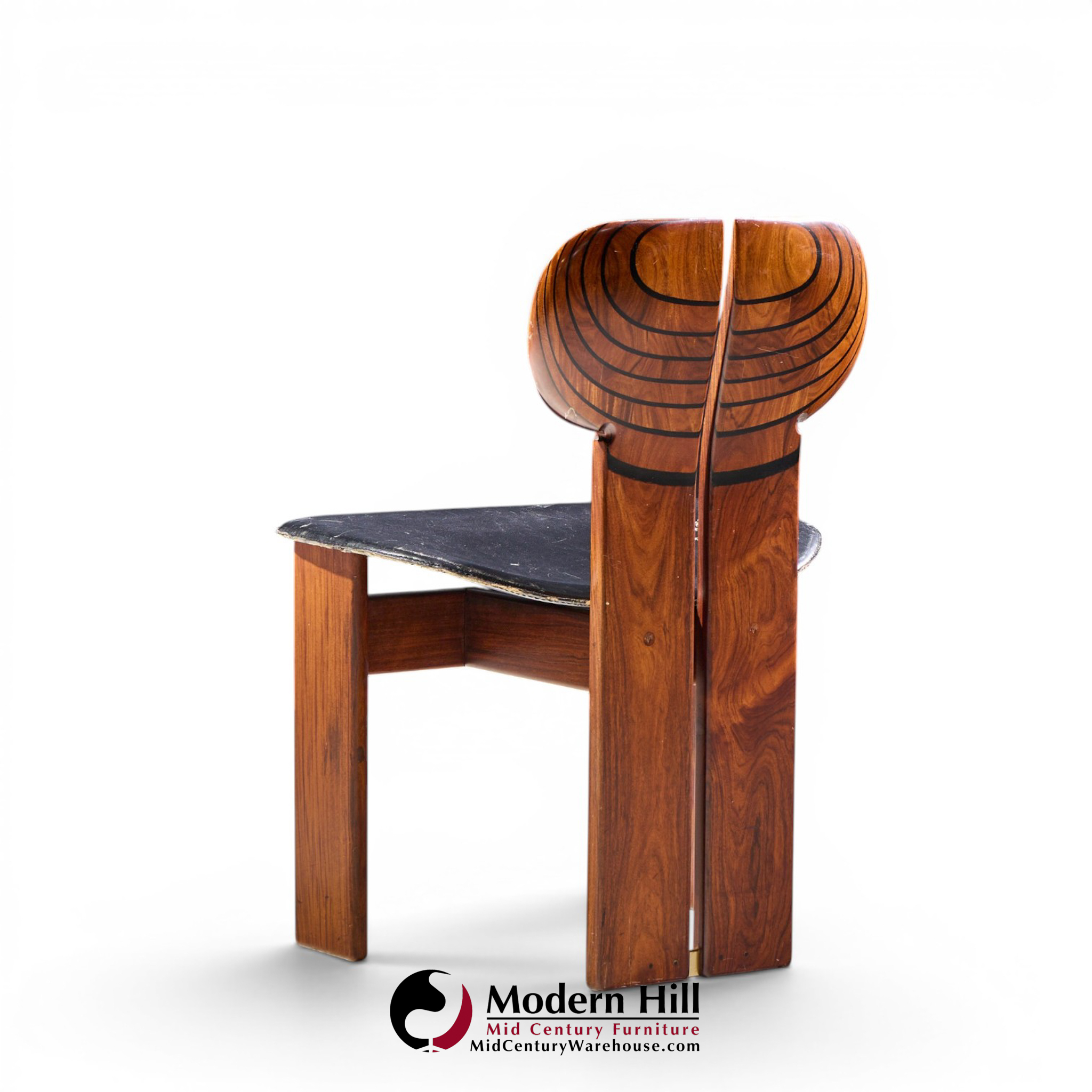 afra & tobia scarpa for maxalto africa mid century chairs - pair