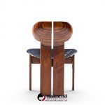 afra & tobia scarpa for maxalto africa mid century chairs - pair