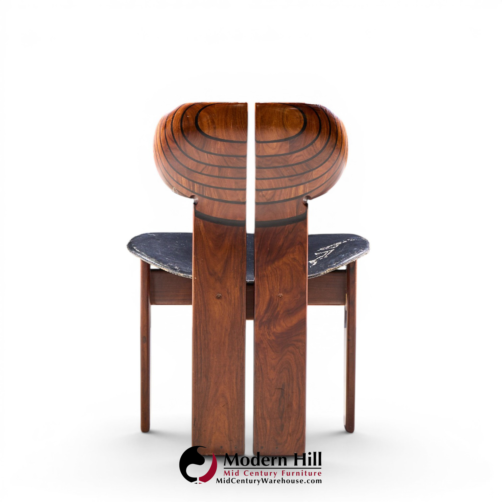 afra & tobia scarpa for maxalto africa mid century chairs - pair