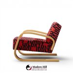 alvar aalto armchair 400 tank mid century bentwood lounge chairs - pair