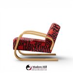 alvar aalto armchair 400 tank mid century bentwood lounge chairs - pair