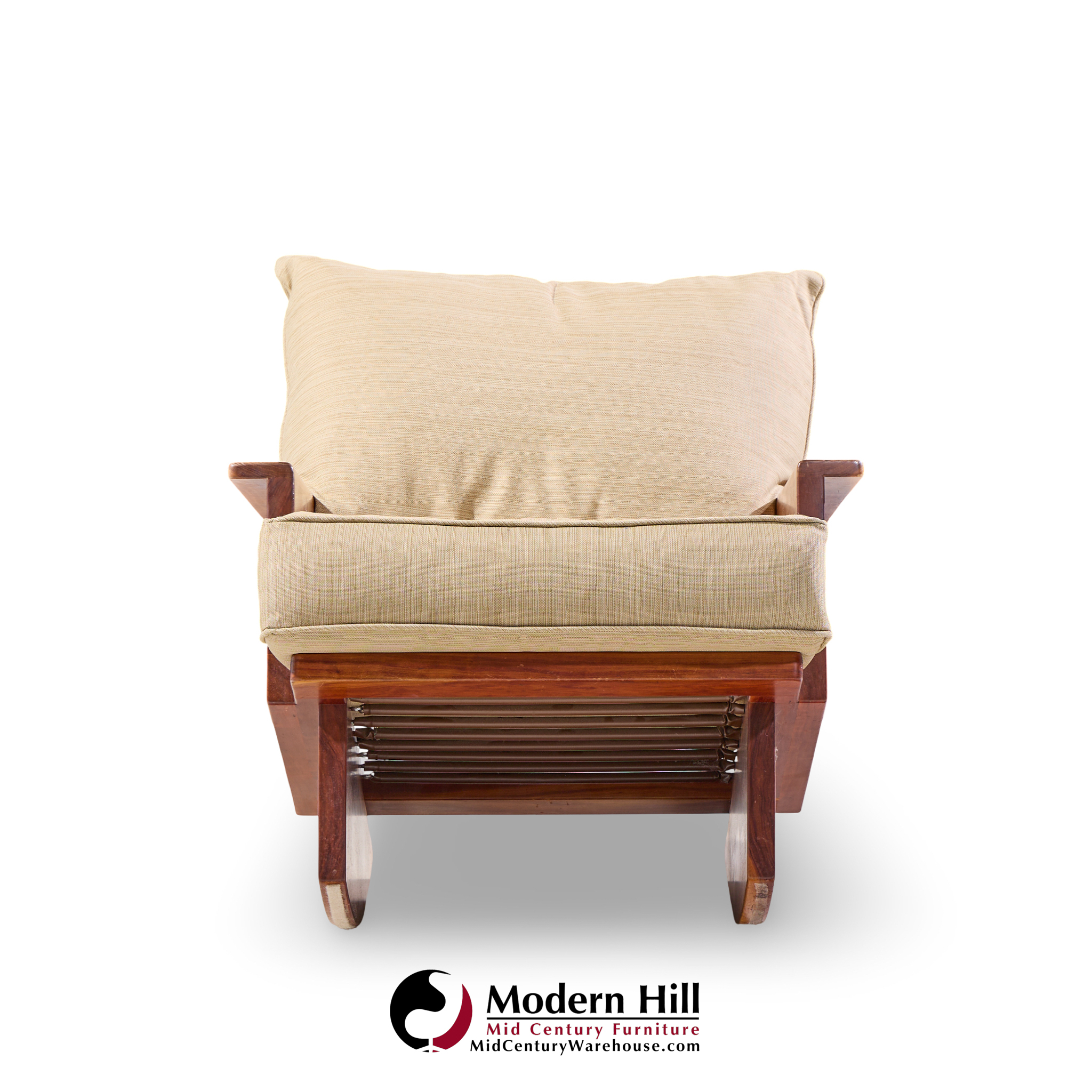 arden riddle s308-r mid century walnut rocking chair