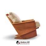 arden riddle s308-r mid century walnut rocking chair