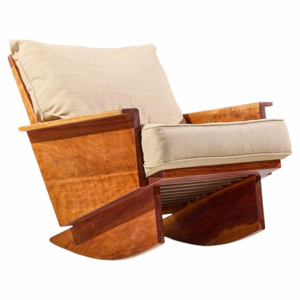 arden riddle s308-r mid century walnut rocking chair