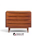 arne vodder for sibast mid century danish teak 4 drawer dresser
