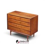 arne vodder for sibast mid century danish teak 4 drawer dresser