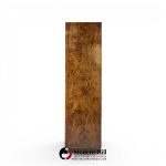 bernhard rohne for mastercraft mid century burlwood and acid etched brass armoire dresser