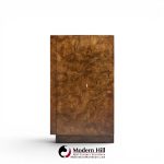 bernhard rohne for mastercraft mid century burlwood and acid etched brass dresser
