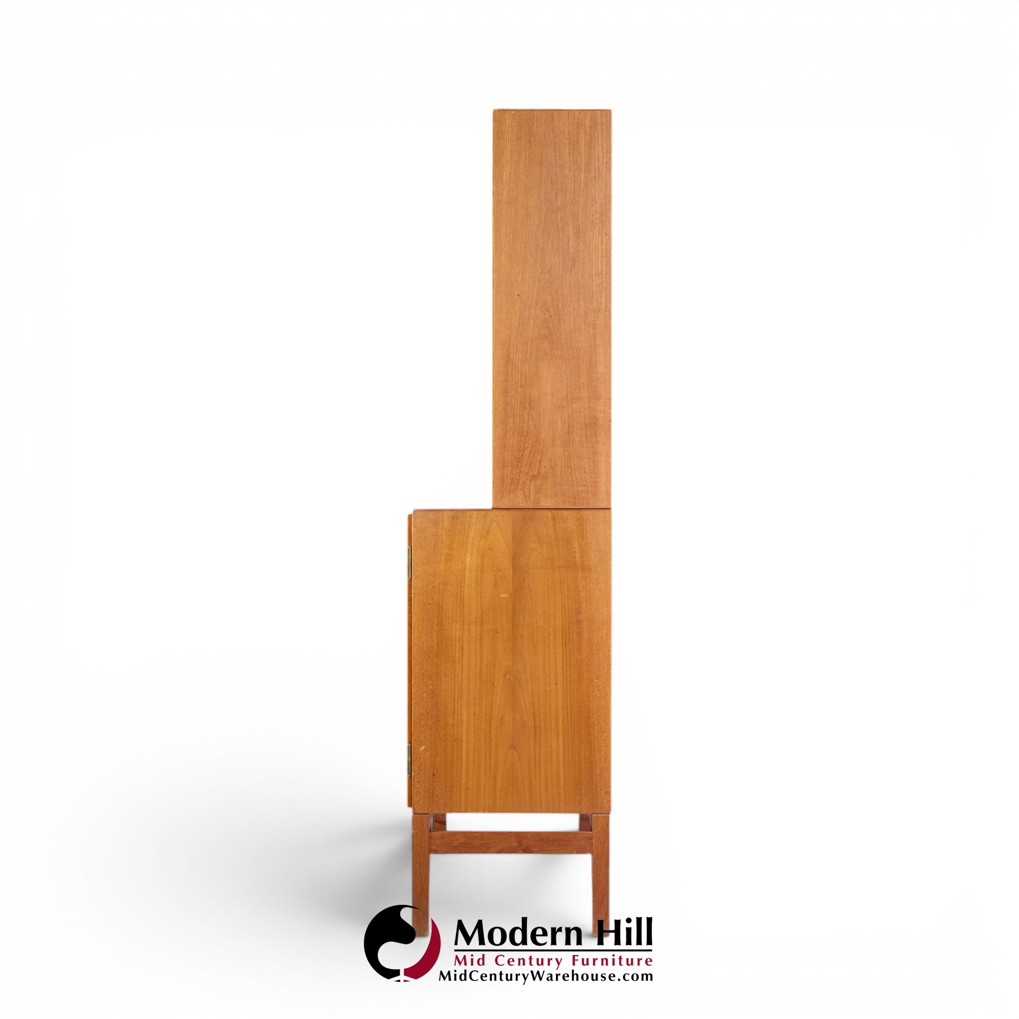 børge mogensen model a232 mid century danish oak china cabinet credenza hutch