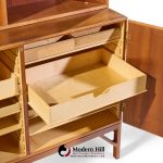børge mogensen model a232 mid century danish oak china cabinet credenza hutch