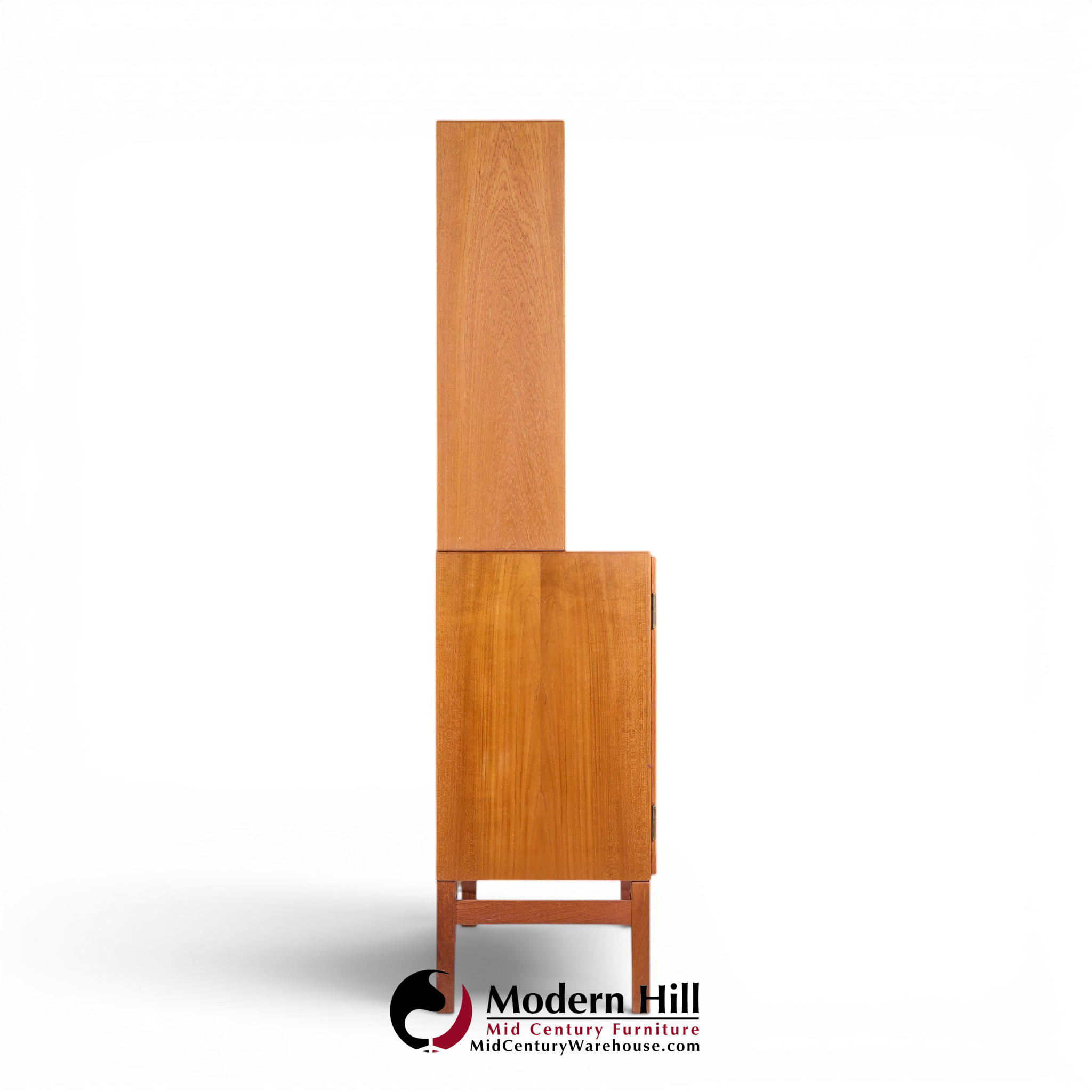 børge mogensen model a232 mid century danish oak china cabinet credenza hutch