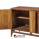 broyhill brasilia mid century offset buffet and hutch