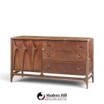 broyhill brasilia mid century offset buffet and hutch