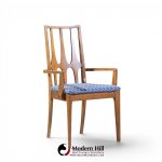 broyhill brasilia mid century walnut dining chairs - set of 6