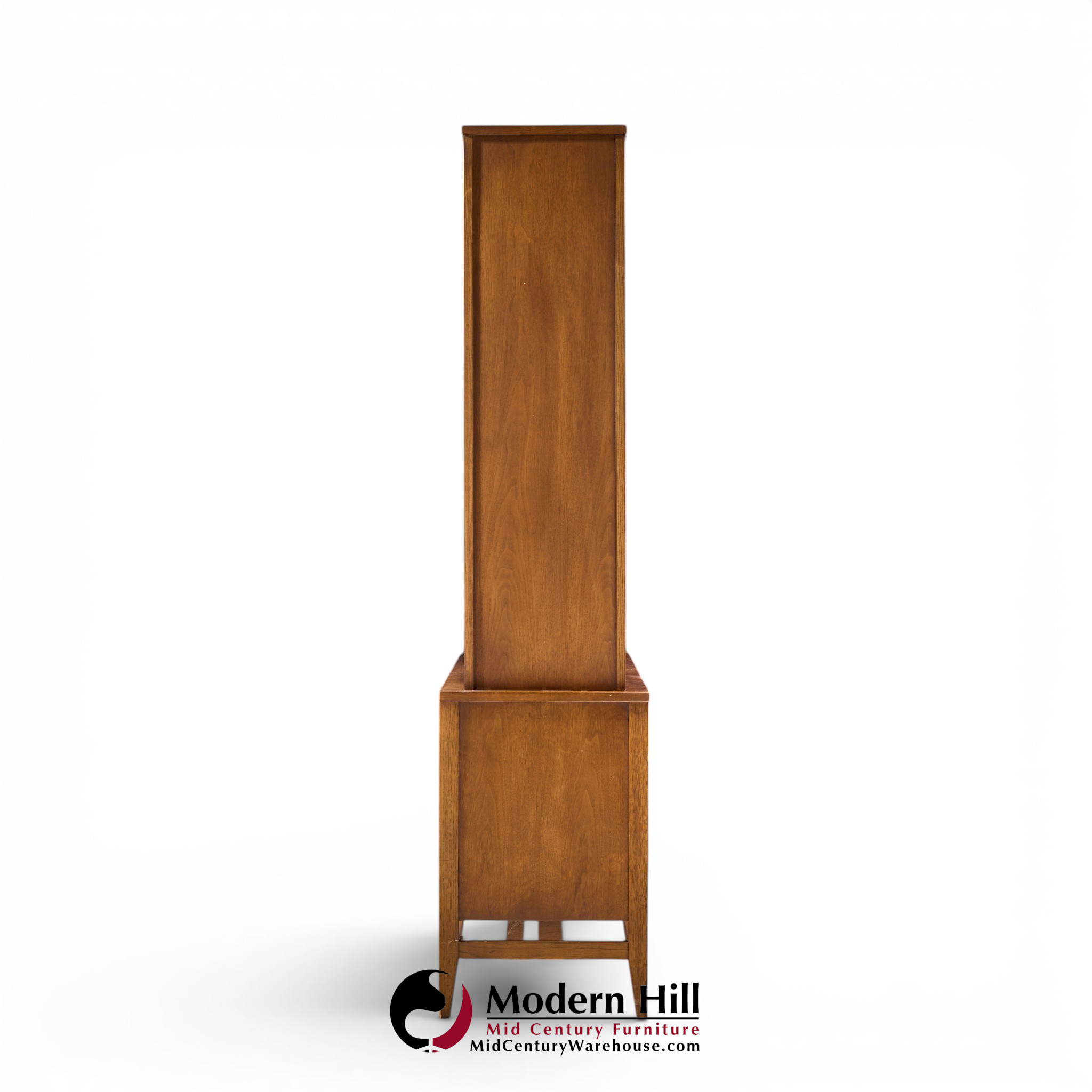 broyhill brasilia mid century walnut room divider
