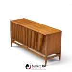 broyhill brasilia mid century walnut room divider