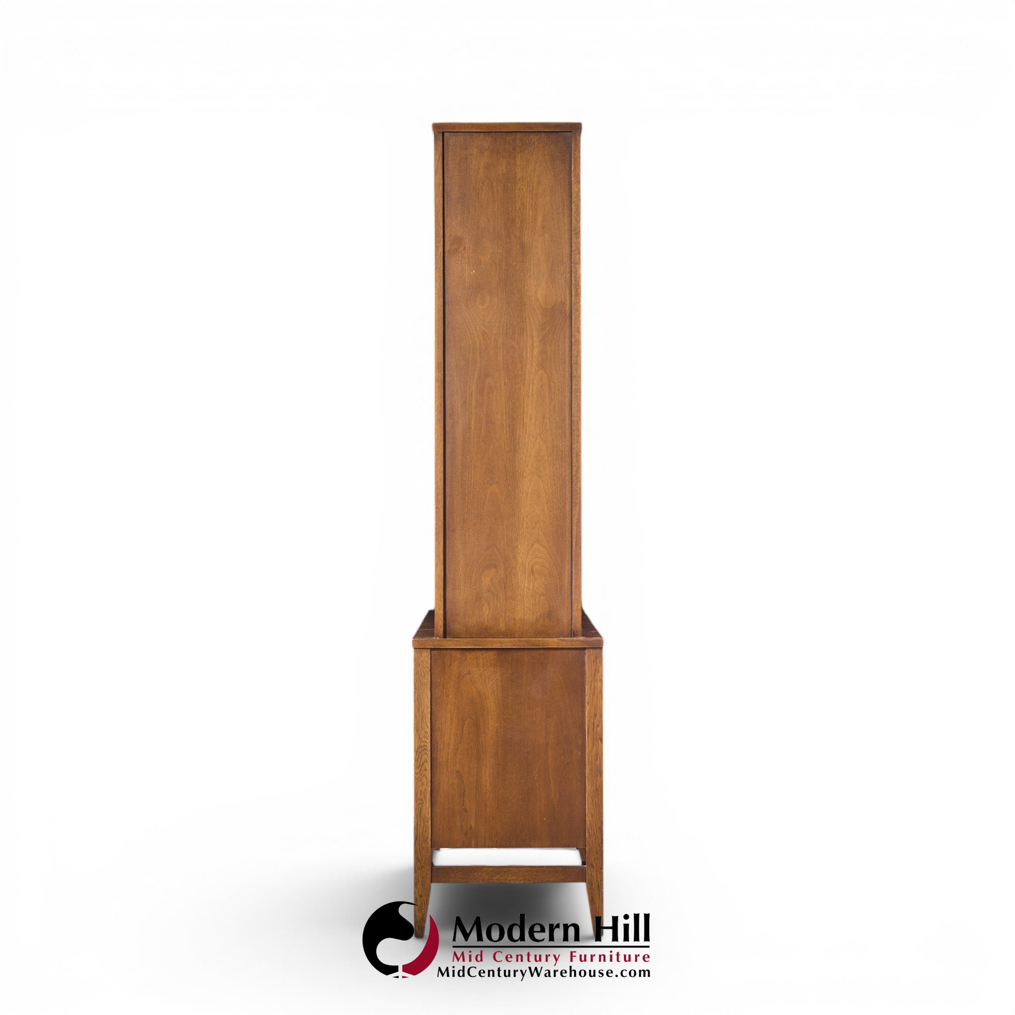broyhill brasilia mid century walnut room divider