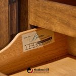 broyhill brasilia mid century walnut room divider