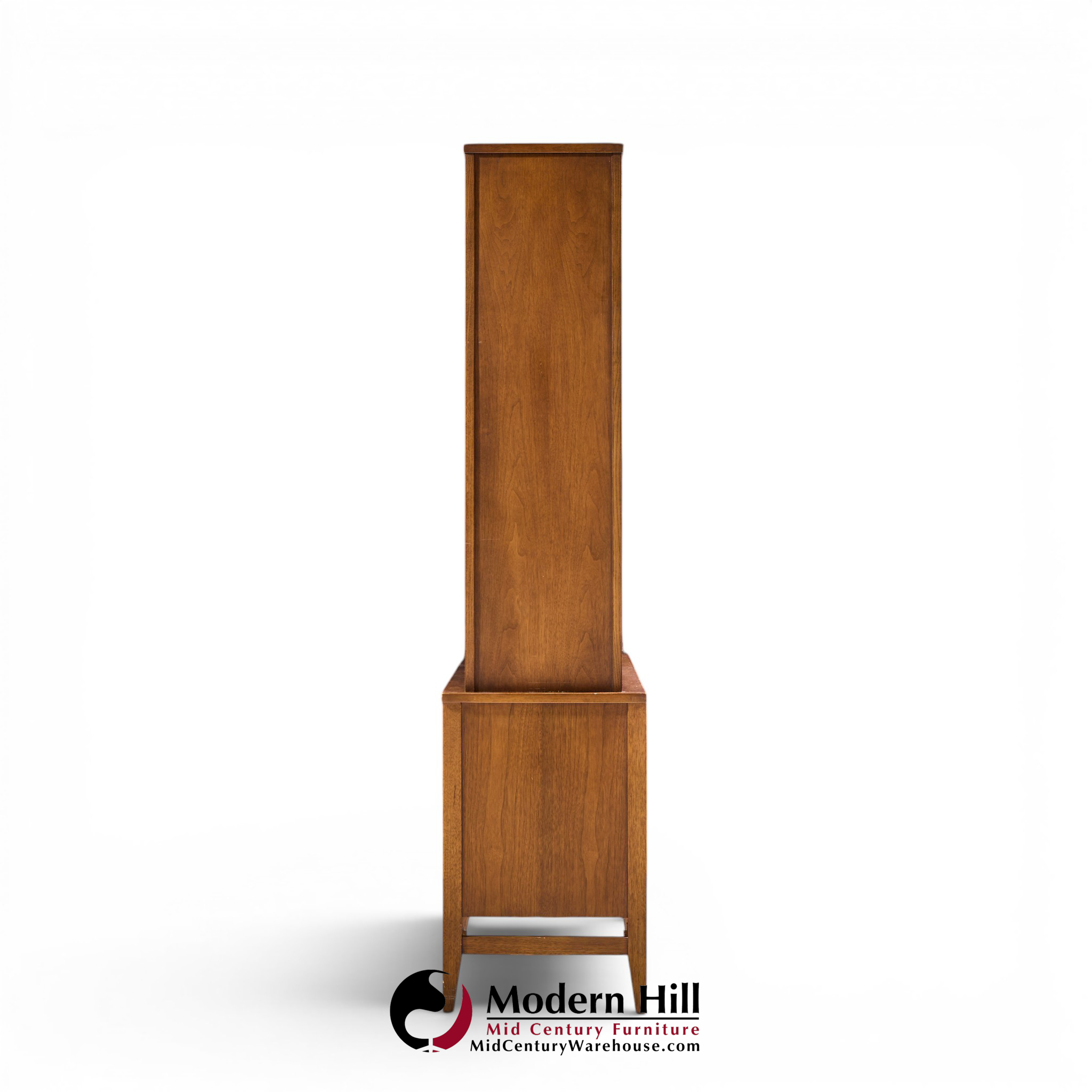 broyhill brasilia mid century walnut room divider
