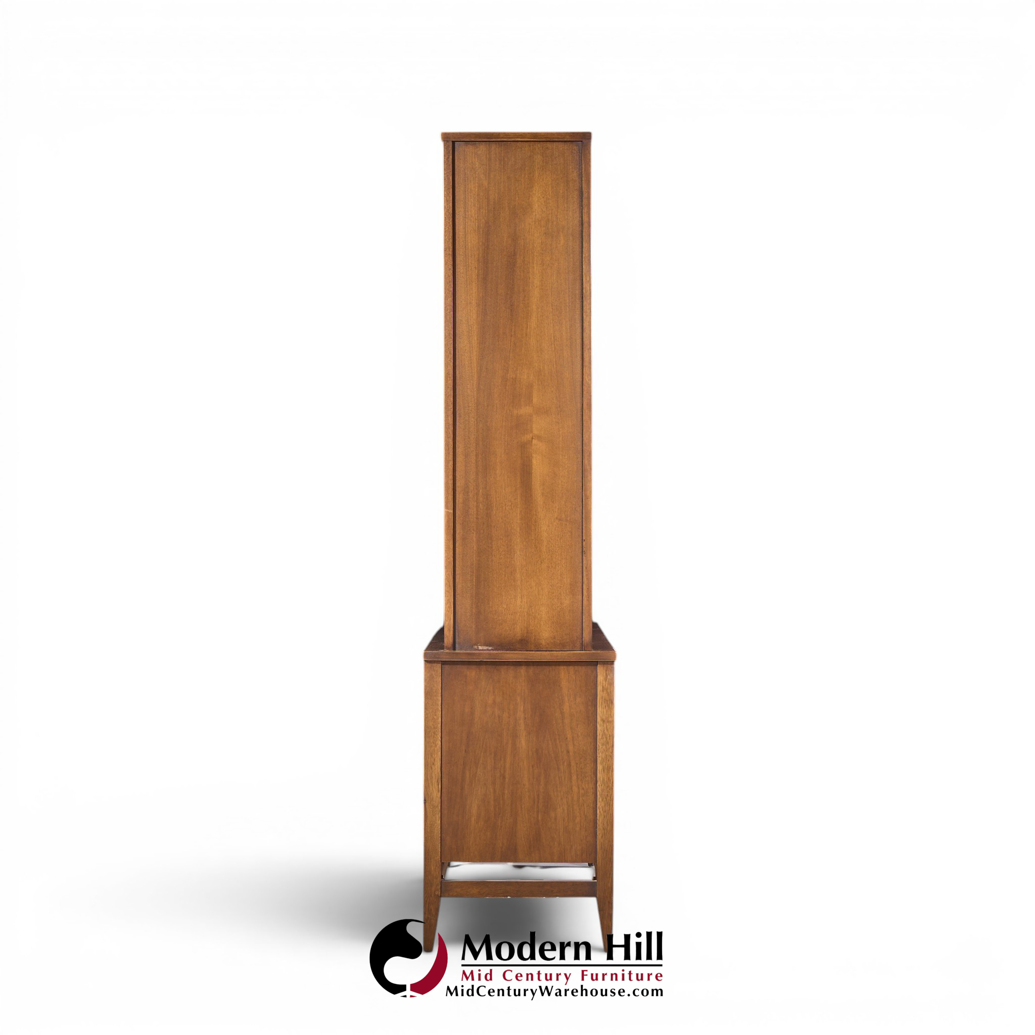 broyhill brasilia mid century walnut room divider