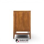 broyhill brasilia mid century walnut and brass 66 inch credenza